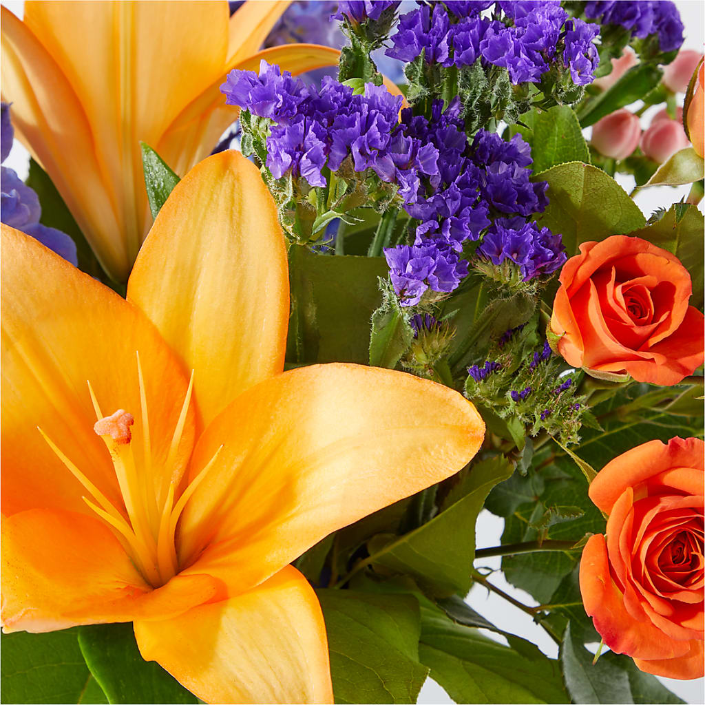 Radiant Citrus Bouquet –  Flowerama #186, Oklahoma City OK
