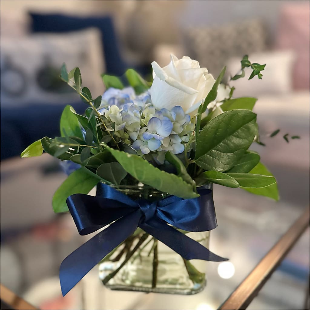Sky Blue Delight Bouquet –  Flowerama #186, Oklahoma City OK
