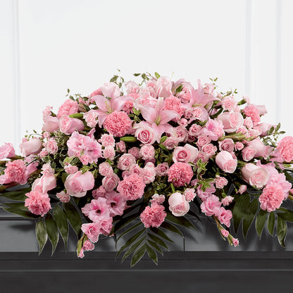 Garden of Comfort Casket Spray (Standard) –  Flowerama #186, Oklahoma City OK