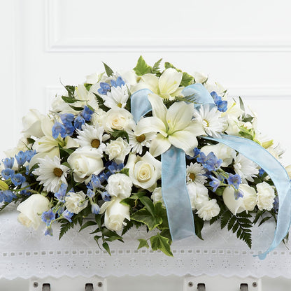 Tender Treasure Casket Spray –  Flowerama #186, Oklahoma City OK