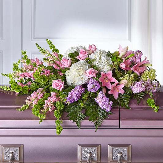 Life's Gratitude Casket Spray –  Flowerama #186, Oklahoma City OK