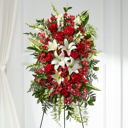 Everlasting Memory Standing Spray –  Flowerama #186, Oklahoma City OK