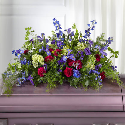 Always Treasured Casket Spray –  Flowerama #186, Oklahoma City OK