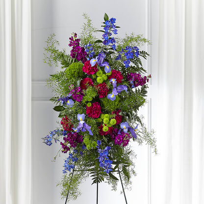 Heavenly Skies Standing Spray –  Flowerama #186, Oklahoma City OK