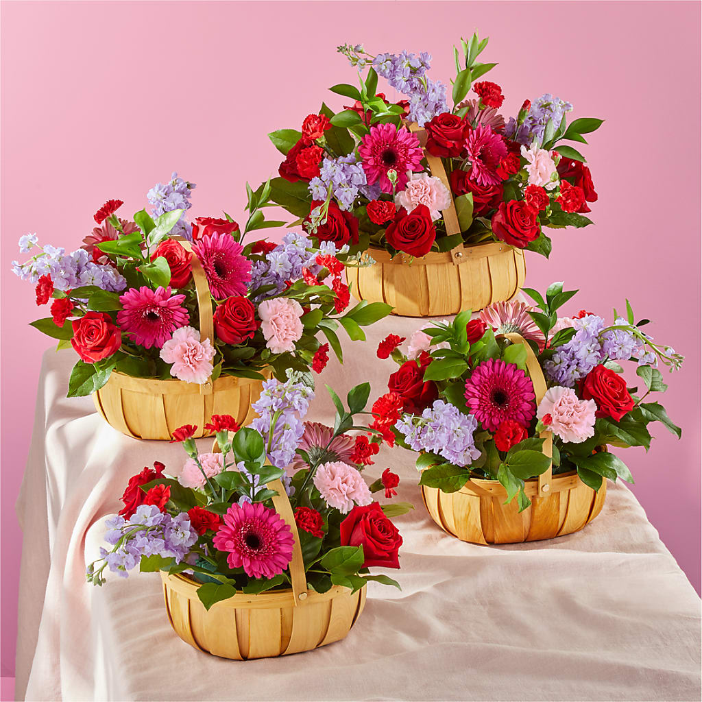 Pink Picnic Basket –  Flowerama #186, Oklahoma City OK