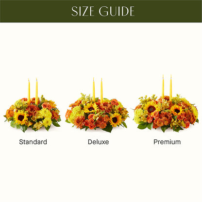 Autumn Harmony Centerpiece –  Flowerama #186, Oklahoma City OK