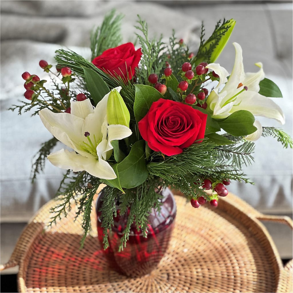 Evergreen Delight Bouquet –  Flowerama #186, Oklahoma City OK