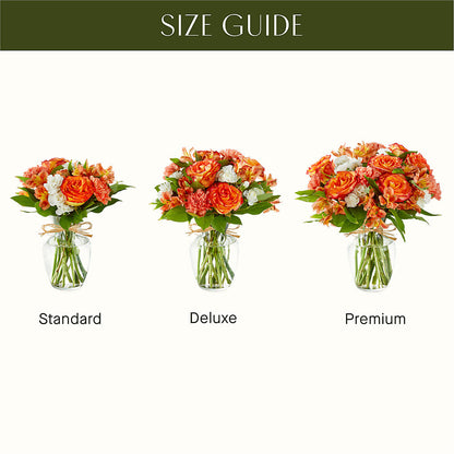 Apricot Glow Bouquet –  Flowerama #186, Oklahoma City OK