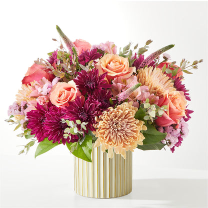 Berry Cobbler Bouquet with Ivory Vase –  Flowerama #186, Oklahoma City OK