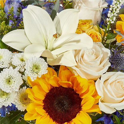 Wonderfully Sunny Bouquet –  Flowerama #186, Oklahoma City OK