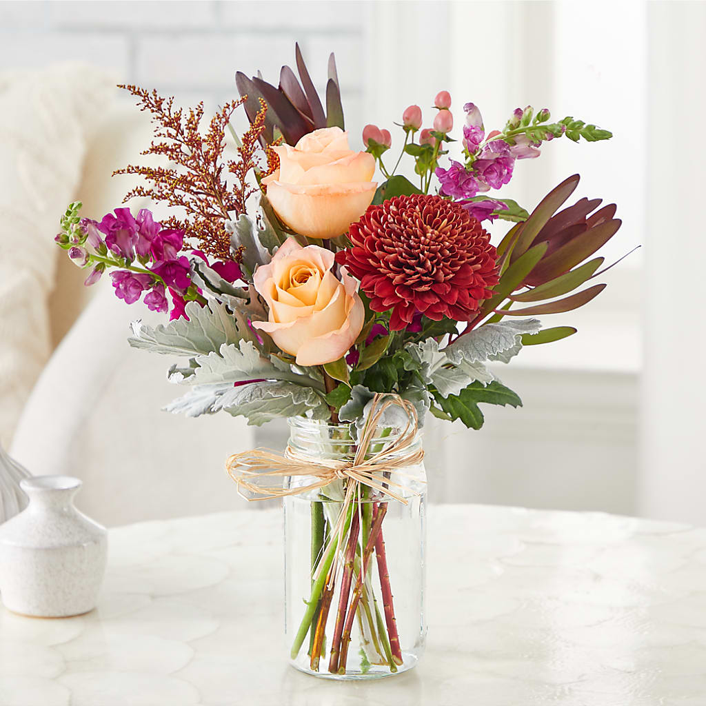 Moody Hues Bouquet –  Flowerama #186, Oklahoma City OK