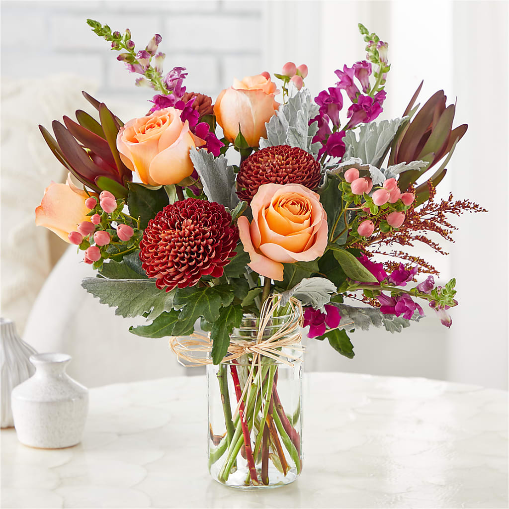 Moody Hues Bouquet –  Flowerama #186, Oklahoma City OK