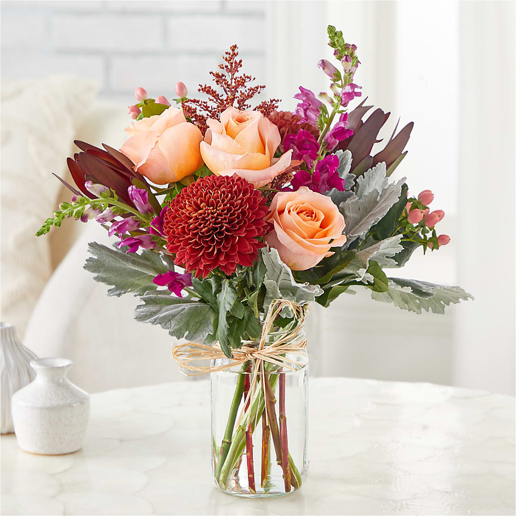 Moody Hues Bouquet –  Flowerama #186, Oklahoma City OK