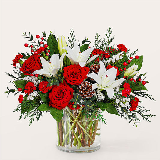 Best in Snow Bouquet –  Flowerama #186, Oklahoma City OK