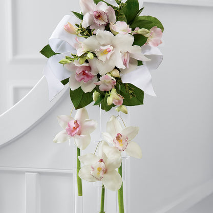 Perfect Entrance Pew Arrangement –  Flowerama #186, Oklahoma City OK