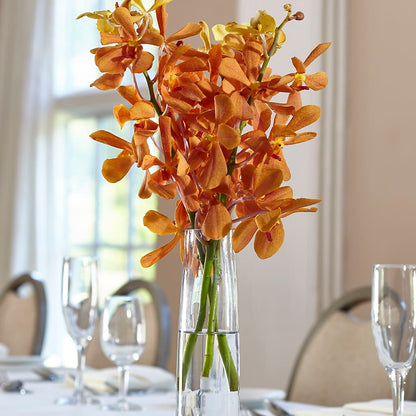 Orange Mokara Bud Vase –  Flowerama #186, Oklahoma City OK